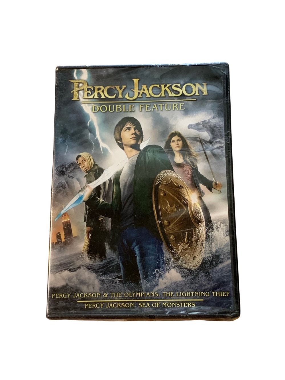 Percy Jackson Double Feature DVD The Lightning Thief + Sea of Monsters PG NEW